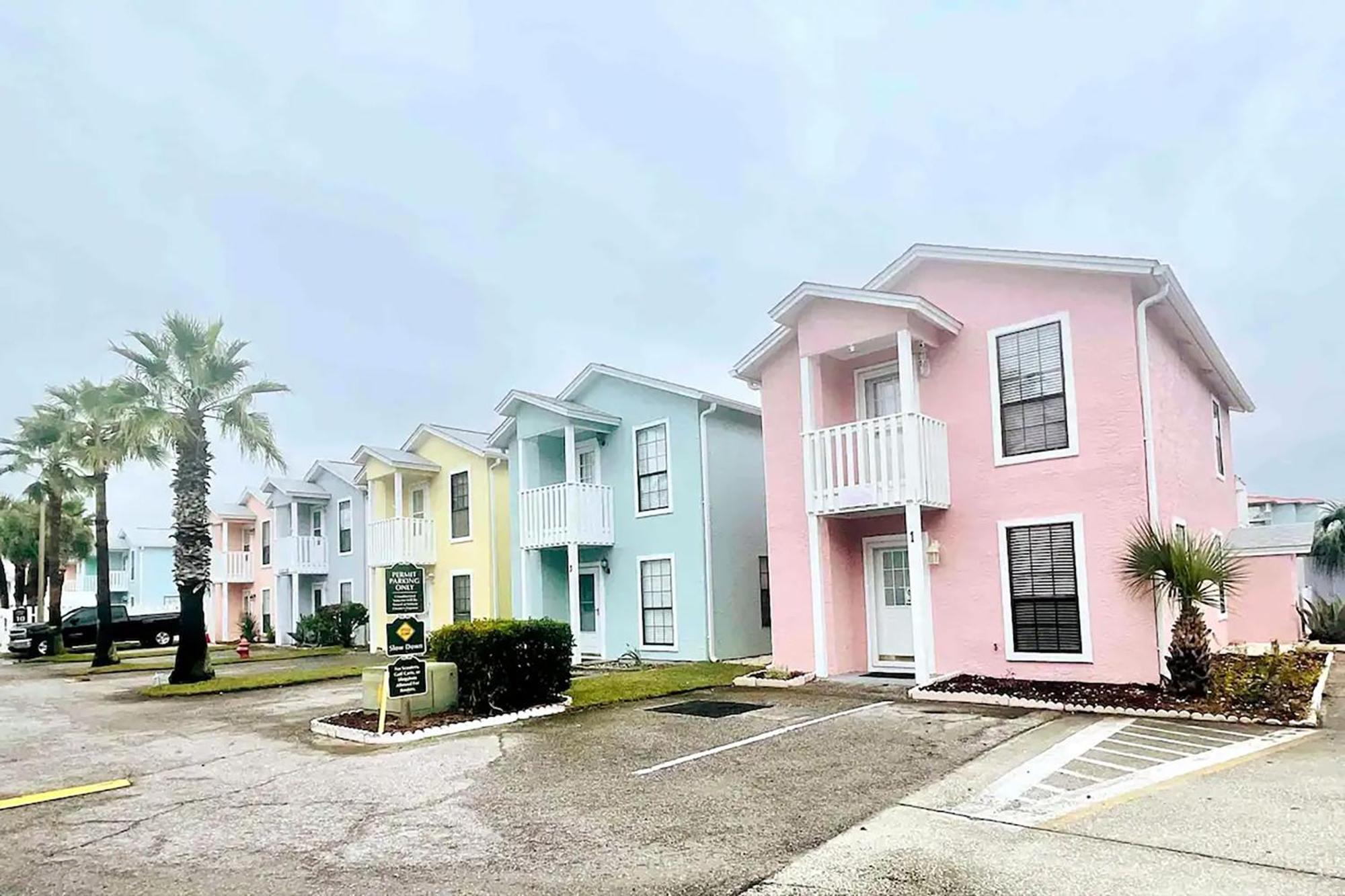 Sand Castles West T1- Pink House Villa Panama City Beach Exterior photo