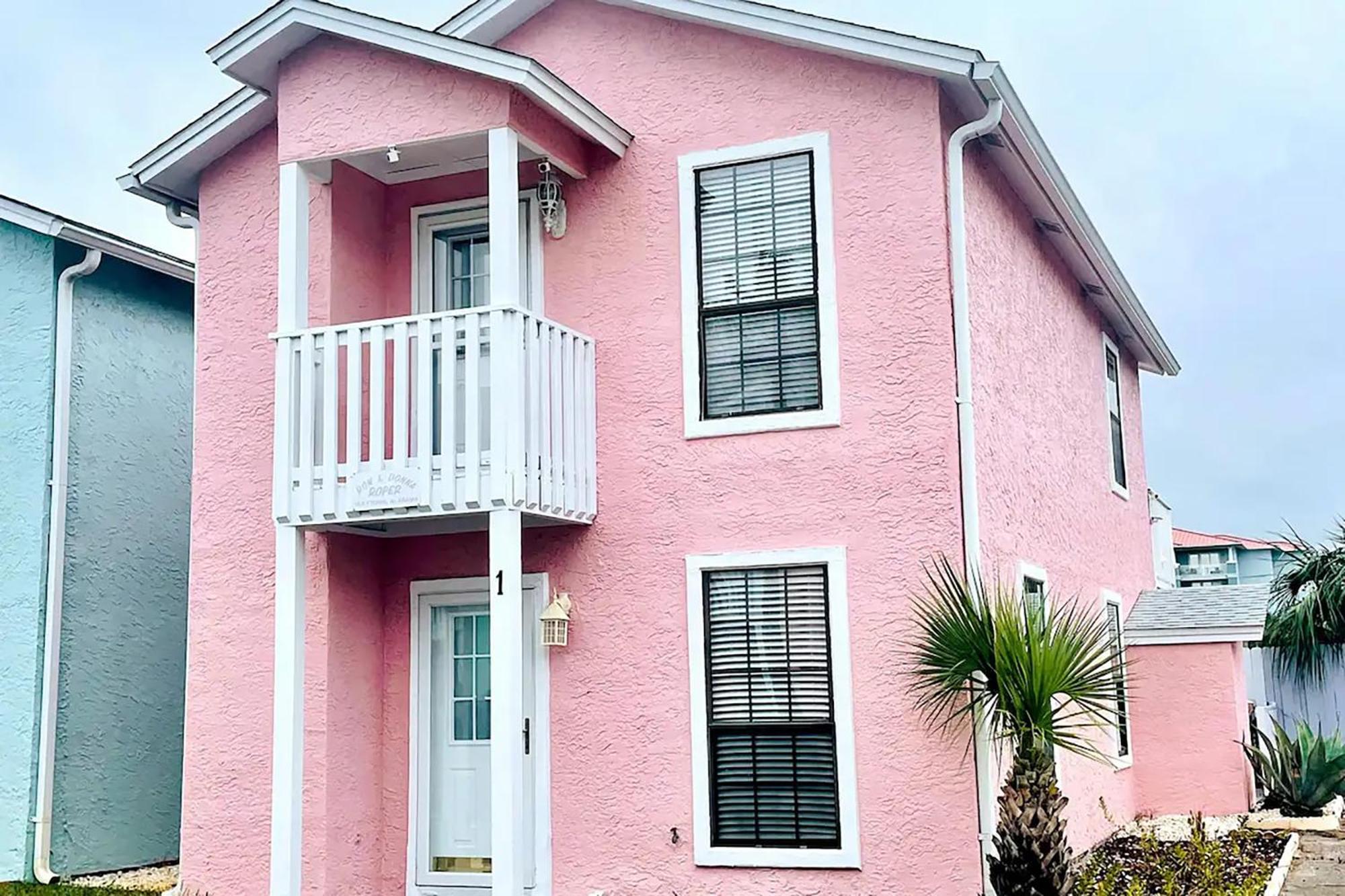 Sand Castles West T1- Pink House Villa Panama City Beach Exterior photo