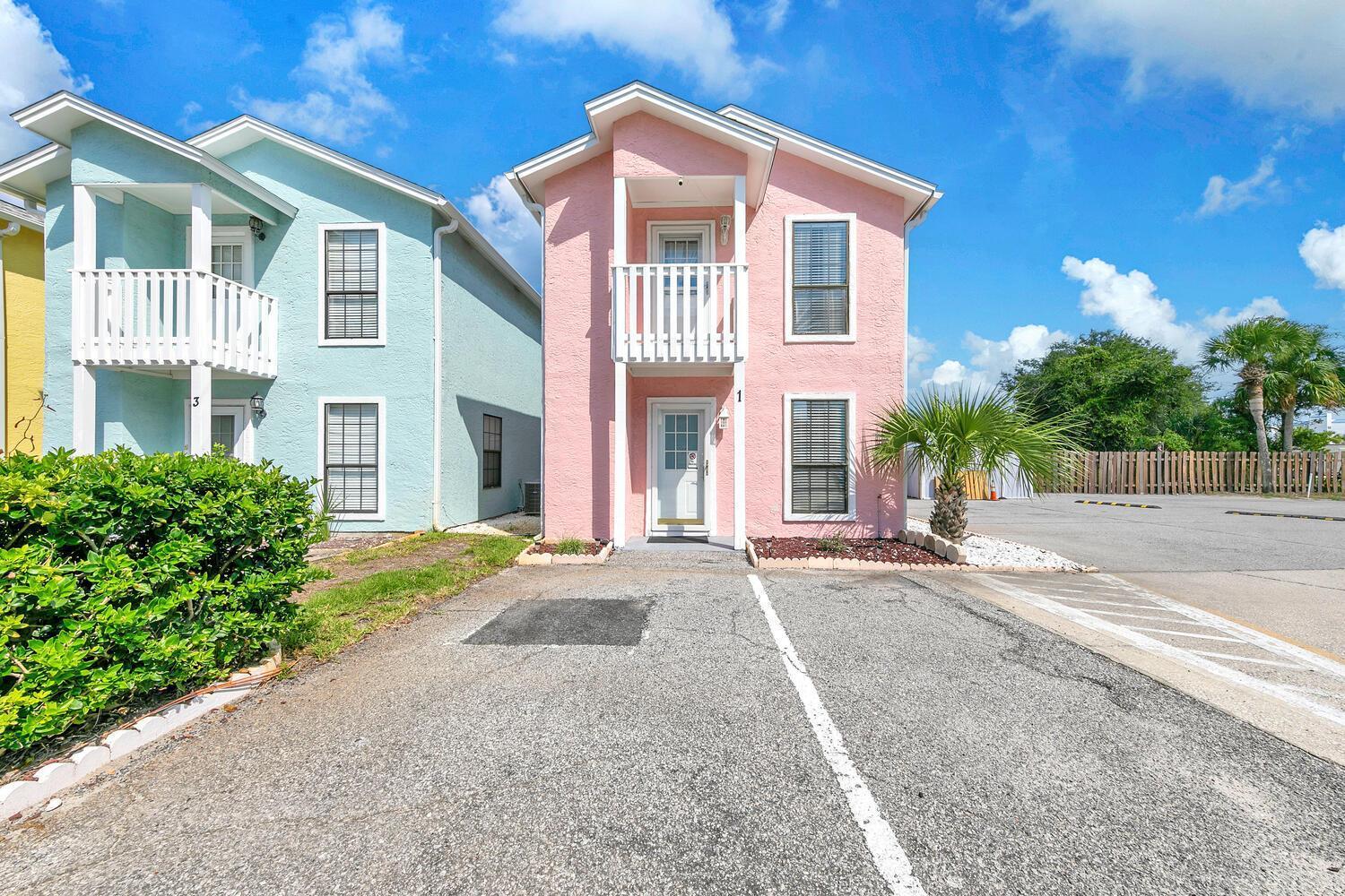 Sand Castles West T1- Pink House Villa Panama City Beach Exterior photo